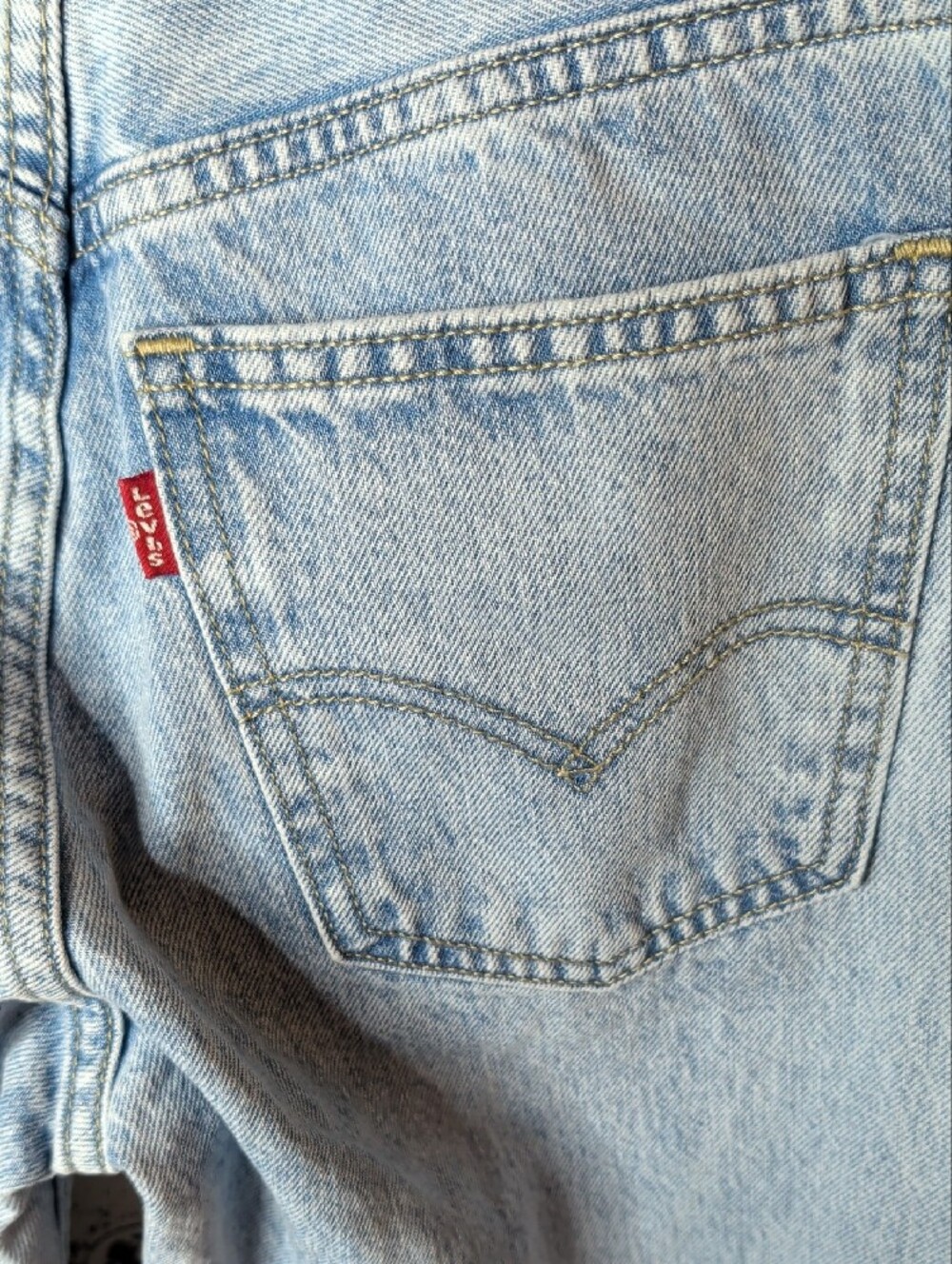 Levi's Light Wash Low Pro Straight Leg Women's Jeans New with Tags Size 24 - Picture 6 of 8